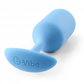 Пробка для ношения b-Vibe Snug Plug 3, светло-голубая