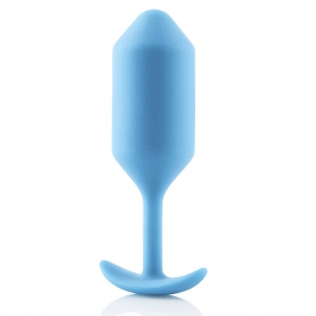 Пробка для ношения b-Vibe Snug Plug 3, светло-голубая