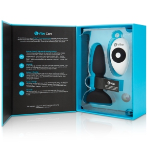 Анальная пробка с римминг-эффектом b-Vibe Rimming Plug Petite, черная