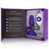Анальная пробка с римминг-эффектом b-Vibe Rimming Plug Petite, фиолетовая