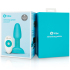 Анальная пробка с римминг-эффектом b-Vibe Rimming Plug Petite, голубая