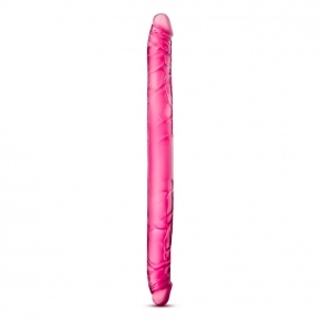 Двусторонний фаллоимитатор Blush Novelties 16" Double Dildo, розовый