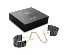 Черные дизайнерские наручники Desir Metallique Metallic Mesh Handcuffs