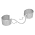 Дизайнерские наручники Desir Metallique Metallic Mesh Handcuffs, серебристые