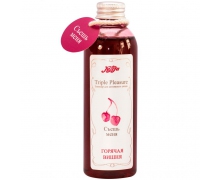 Съедобное массажное масло Juleju Triple Pleasure «Горячая вишня», 130 гр.