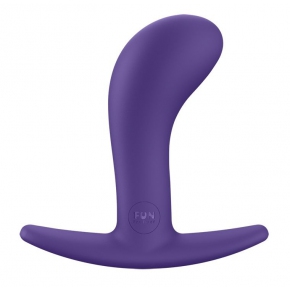 Fun Factory Bootie M, фиолетовая &mdash; силиконовая анальная пробка, 9.3&times;3.5 см