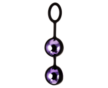 Tona &mdash; пластиковые вагинальные шарики в силиконовой сцепке, ⌀3.5 см