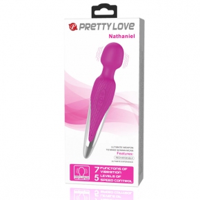 Baile Pretty Love Nathaniel — перезаряжаемый жезловый вибромассажер, 26×4.8 см