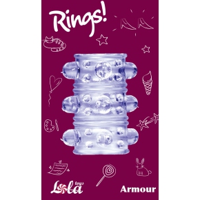 Насадка на пенис Lola Toys Armour, фиолетовый