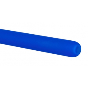 Синий силиконовый вибростимулятор для уретры с отверстием, 19×0.7 см