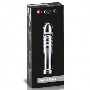 Mystim Funky Fella — электростимулятор (аксессуар Mystim), 13×2.6 см