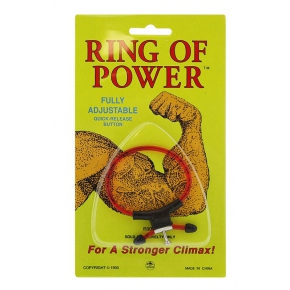 Эрекционное кольцо с утяжкой Ring Of Power Adjustable Ring