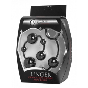 Linger Graduated Silicone Anal Beads — силиконовая анальная цепочка