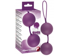 XXL Balls, фиолетовые &mdash; большие вагинальные шарики, ⌀5 см