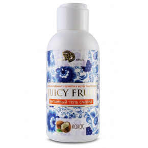 Интимный гель на водной основе Juicy Fruit с ароматом кокоса