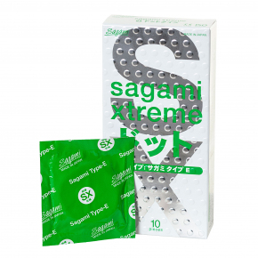 Презервативы из латекса Sagami Xtreme Type E, 10 шт.