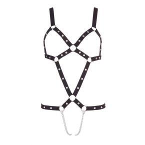 Эластичное боди с цепочками Bad Kitty Harness