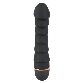 Вибратор с ребрами Orion Bendy Ripple Vibrator, черный