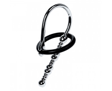 Уретральный плаг-бусины с мягким фиксириущим кольцом