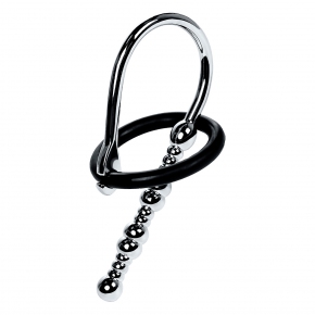 Уретральный плаг-бусины с мягким фиксириущим кольцом