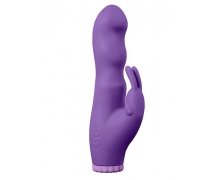 Вибратор с клиторальным стимулятором Purrfect Silicone Deluxe Rabbit