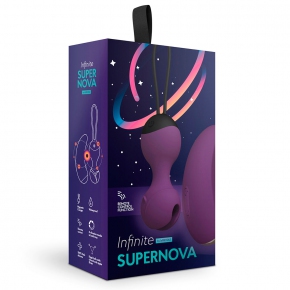 Вагинальные виброшарики Le Frivole SuperNova, фиолетовые