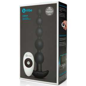 Анальные шарики b-Vibe Cinco Anal Beads
