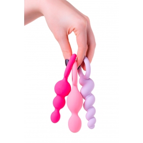 Набор анальных плагов Satisfyer Plugs Silicone, разноцветные