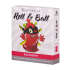 Стимулирующая презерватив-насадка Roll & Ball Raspberry