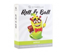 Стимулирующий презерватив-насадка Sitabella Roll & Ball Apple