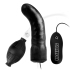 Inflatable Vibrating Curved Dildo — надувной изогнутый фалос с вибрацией и расширением, 16×3.8 см