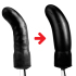 Inflatable Vibrating Curved Dildo — надувной изогнутый фалос с вибрацией и расширением, 16×3.8 см