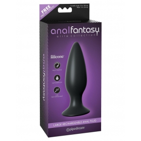 Анальная вибропробка Pipedream Anal Fantasy Elite Collection Large Rechargeable Anal Plug