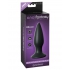 Чёрная малая анальная вибропробка Small Rechargeable Anal Plug