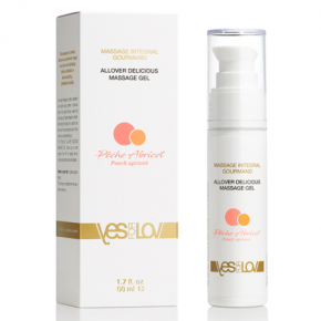 Массажный гель и лубрикант YESforLOV Allover Delicious Massage Gel, 50 мл