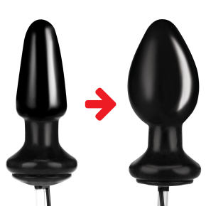 Надувная вибрирующая анальная пробка Lux Fetish 4" Inflatable Vibrating Butt Plug