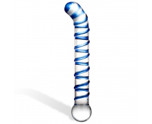 Стеклянный фаллос Glas Mr. Swirly 6.5" G-Spot Glass Dildo