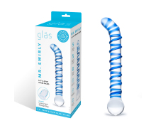 Стеклянный фаллос Glas Mr. Swirly 6.5" G-Spot Glass Dildo