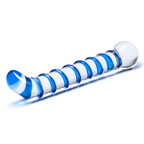 Стеклянный фаллос Glas Mr. Swirly 6.5" G-Spot Glass Dildo