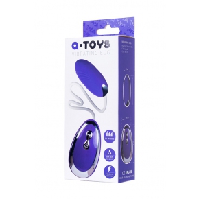 Виброяйцо с пультом управления A-Toys Costa, фиолетовое