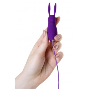 A-Toys Bunny &mdash; фиолетовое виброяйцо с пультом управления, работающее от USB, ⌀2.6 см