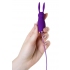 A-Toys Bunny &mdash; фиолетовое виброяйцо с пультом управления, работающее от USB, ⌀2.6 см
