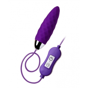 A-Toys Cony — фиолетовое виброяйцо с пультом управления,  работающее от USB, ⌀2.1 см