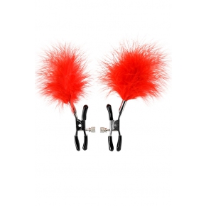 Зажимы для сосков с пухом