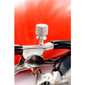 Зажимы для сосков с пухом