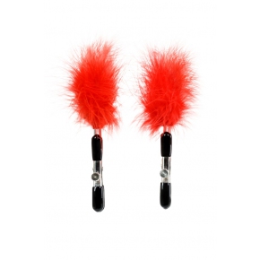 Зажимы для сосков с пухом