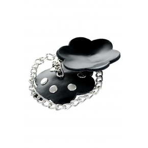 Черные пэстис с цепочкой Theatre