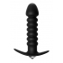 Анальная вибропробка Lola Toys Twisted Anal Plug, черная