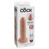 Фаллоимитатор Pipedream King Cock 6" Uncut Cock, телесный