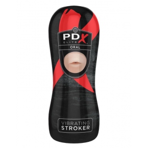 Мастурбатор-ротик PDX Elite Vibrating Oral Stroker